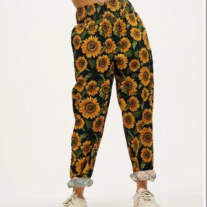 Lucy and Yak Sunflower Alexa Pants BNWT M (US 8-10) ORGANIC Cotton